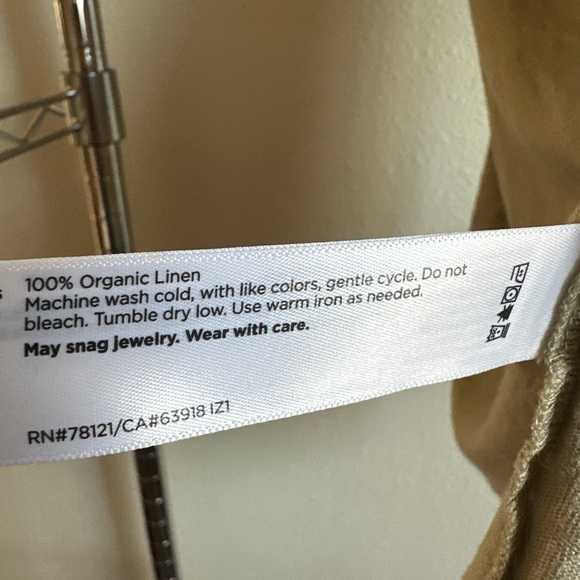 Eileen Fisher Organic Linen Shirt - Picture 5 of 8